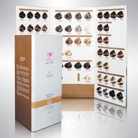 Nuancier de Couleurs de Cheveux Blondes OEM Europe Marque Privée 90 Couleurs Nuancier de Couleurs de Cheveux Crème Glacée Teinture pour Cheveux