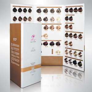 Nuancier de Couleurs de Cheveux Blondes OEM Europe Marque Privée 90 Couleurs Nuancier de Couleurs de Cheveux Crème Glacée Teinture pour Cheveux - Product Image 6