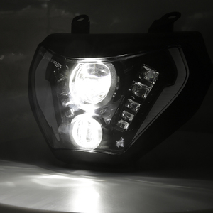 Pour accessoires de moto Yamaha MT07 MT09 92W Hi/Lo Beam LED phares Angel Eyes phare - Product Image 5