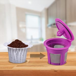 Meilleures ventes : 1000 filtres à café jetables en papier, compatibles avec les cafetières, dosettes réutilisables pour café, restaurant, usage quotidien à domicile - Product Image 1