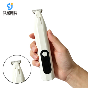 เครื่องตัดขนสัตว์เลี้ยงแบบพกพาไร้สาย ใช้ใบมีดเซรามิก พร้อมไฟ LED ชาร์จผ่าน USB เสียงเบา - Product Image 1
