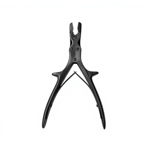 Rongeur à os en acier inoxydable Still-Luer, 22 cm de long, 10 mm, à coupure courbée, manuel, réutilisable pour la chirurgie orthopédique et l'utilisation hospitalière - Product Image 1