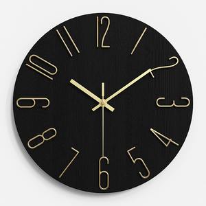 <span class=keywords><strong>Reloj</strong></span> de Pared de Cuarzo Silencioso de Plástico Huayang de 30 cm con Números 3D y <span class=keywords><strong>Manecillas</strong></span> Metálicas, Diseño Moderno para Hogar y Oficina, Pedido al por Mayor - Product Image 4