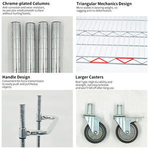 Jigong özelleştirilmiş ağır çelik toplama arabası verimli depo lojistik depo sipariş toplama araba tekerleği - Product Image 3