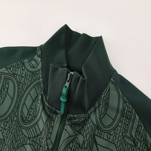 Toptan 25/26 Chelseay koyu yeşil eğitim ceketi, sonbahar ve kış futbol uzun kollu fermuar işlemeli alan üniforma - Product Image 2