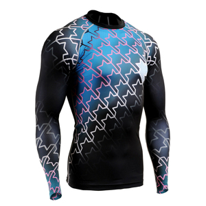 Rashguard de MMA para Hombre, Material Transpirable, Sublimado de Alta Calidad, Manga Larga, Secado Rápido, Logotipo Personalizado, Venta al Por Mayor - Product Image 1