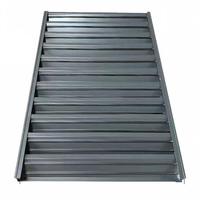 Tube carré en alliage d'aluminium, garde-corps décoratif, couvercle de protection pour unité extérieure de climatiseur en alliage d'aluminium