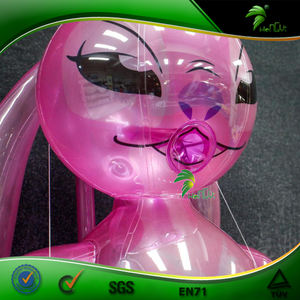 Transparante Opblaasbare Bunny Anime Pop Stripfiguur Opblaasbare Konijn Sexy Man Love Pop - Product Image 2