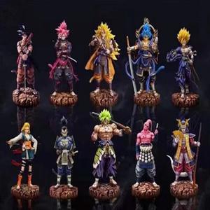 Hot Selling 26-36Cm Hoogte Pvc Gk Samurai Vegeta Android 18e Anime Actie Figuur