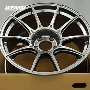 <span class=keywords><strong>Jantes</strong></span> en alliage 14-16 pouces argent/noir finition usinée 4/5 trous pour berline, hayon, voiture de tourisme – Roues de mise à niveau - Product Image 5