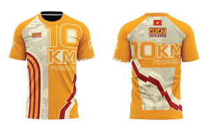 T-shirt de course personnalisé pour le sport, matière 95% coton 5% élasthanne, vente en gros, fabrication au Vietnam - Product Image 5