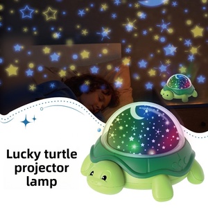 Nouvelle lampe de projection de <span class=keywords><strong>tortue</strong></span> chanceuse de dessin animé, lumière romantique de <span class=keywords><strong>ciel</strong></span> étoilé, atmosphère océanique, lumière de nuit étoilée pour chambre à coucher, jouet pour enfants 2025 - Product Image 3