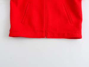 Veste décontractée pour femme à manches longues, col rabattu, fermeture éclair rouge, vente chaude - Product Image 5