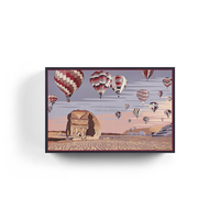 Laque piano brillante de haute qualité personnalisée boîte d'emballage cadeau de chocolat arabe de luxe boîte de dates en bois