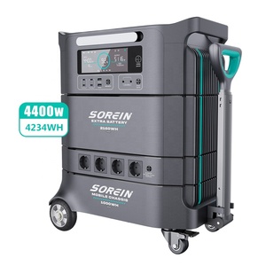 Sorein 4400W Top 10 Ev Charging Station Solar Powered Power Station 3000W Portable 3Kw Solar Powered <b>Generators</b> for <b>Camping</b> - Product Image 1