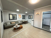 Vente Directe Conteneur Extensible 20ft 40ft Maison Préfabriquée Cuisine Prix Bureau Préfabriqué de Luxe Design Moderne Maison Intégrée