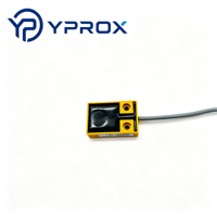 Sensor Proximitas Induktif Persegi YPROX LJ10C Jarak Deteksi 8mm 10-30V DC IP67 300Hz Saklar Posisi ABS