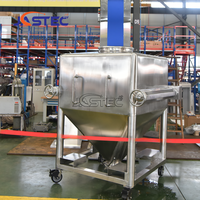 Mélangeur à levage automatique multifonction Mini laboratoire Ibc Hzd Mélangeur à poudre Ibc Tank Bin Lifter Blender Fournisseurs