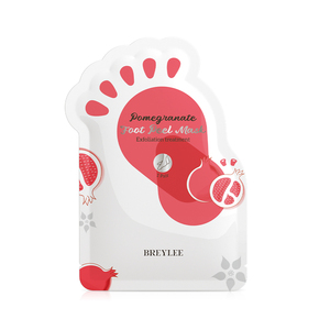 Masque exfoliant pour les pieds à la grenade BREYLEE, masque hydratant aux fruits - Product Image 3