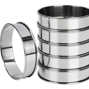 304 Stainless Steel Cake Mold High-Temperature Resistant Non-Stick <strong>Baking</strong> <strong>Tool</strong> <strong>for</strong> Steaming <strong>Baking</strong> Eco-Friendly Safe Reusable - Product Image 1