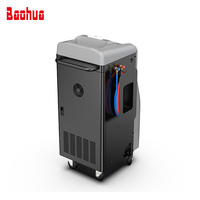 BAOHUA 2025 R1234yf 220-240V Tanque de 15 kg con Pantalla de 10 Pulgadas, Equipo Automático de Reciclaje y Recarga de Gas para Aire Acondicionado, Servicio de Cuidado Automotriz