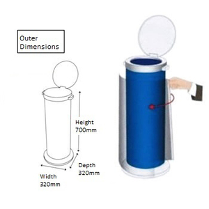 Máquina Envolvedora de Paraguas para Secadora de Ropa de Diseño Japonés, Fácil de Usar, para Zonas de Alto Tráfico - Product Image 4