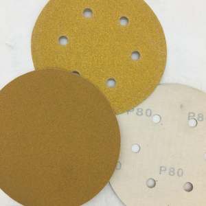 5英寸红色8孔砂盘150毫米钩环砂盘120砂纸砂光机圆砂纸 - Product Image 4