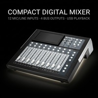Console de mixage audio numérique professionnelle DSP16 avec écran tactile de 7 pouces, 9 faders motorisés, 16 canaux pour studio et scène