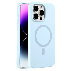 Bán Buôn Đầy Màu Sắc Điện Thoại Di Động Silicone Magnetic Trường Hợp Bìa Silicon Điện Thoại Di Động Trường Hợp Đối Với iPhone 16 Cộng Với Sạc Không Dây Bìa - Product Image 1