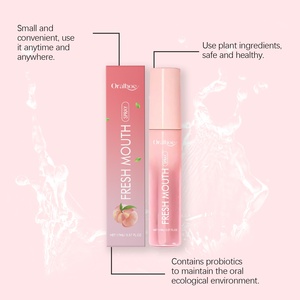 ORALHOE - Refrescante Bucal al Por Mayor, Elimina el <span class=keywords><strong>Mal</strong></span> <span class=keywords><strong>Aliento</strong></span>, Refrescante Bucal con Probióticos de Melocotón Blanco - Product Image 5