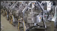Marmite de Cuisson Industrielle 1000L à Double Enveloppe Certifiée CE, Chauffage Vapeur et Électrique, en Acier Inoxydable de Qualité Alimentaire pour Pasteurisation de Pommes et Transformation de Fruits