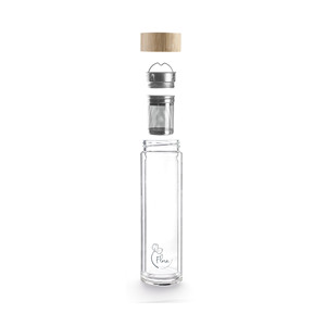 Bottiglia Termica Flora con Doppia Parete in Vetro e Filtro in Acciaio Inossidabile per Tè e Infusi di Erbe - Product Image 2