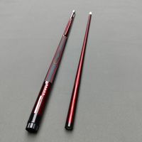 Queue de billard en fibre de carbone, personnalisée en usine, de haute qualité, en fibre de verre, avec poignée en cuir, queue de billard 1/2 en deux parties