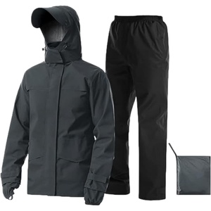 Abbigliamento Impermeabile da Uomo con Protezione di Sicurezza - Giacca e Pantaloni Traspiranti per Lavoro, Golf, Pesca, Escursionismo - Product Image 4