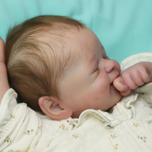 Mignon réaliste vivant nouveau-né bébé enfant en bas âge Reborn poupées Bebes De Siliconas peinture détaillée à la main vinyle Reborn - Product Image 5