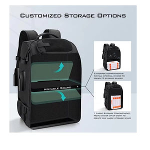 Sac à dos pour matériel de pêche personnalisé Sac de boîte de matériel de pêche étanche Sacs de rangement pour matériel de pêche portables avec porte-cannes - Product Image 6