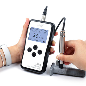 เครื่องทดสอบความหนาของผิวเคลือบเกรดมืออาชีพ LS225เกจวัดความหนาเคลือบสังกะสีโครเมี่ยมที่มีความแม่นยำ F500สำหรับสลักเกลียว - Product Image 1