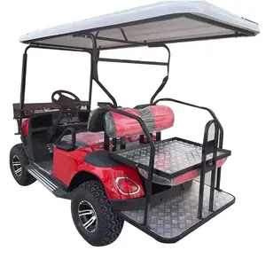 Wedding Cheap Powered Approved Zone 4 Seats Low Price Leather Electric Club Golf Carts For Sale