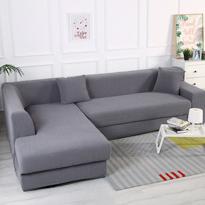 <span class=keywords><strong>Housse</strong></span> de canapé en peluche polaire élastique magique extensible en forme de L pour la chambre à coucher, meilleures ventes - Product Image 6