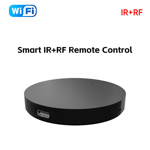Tuya WiFi Smart Infrared RF Universal Remote Control Mobile Phone Timer 433 Curtain Projection Remote Control Capable CE ROHS