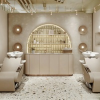 Muebles para Salón de Belleza y Spa, Diseño Interior Personalizado para Salón de Peluquería, Decoración y Renovación de Barbería
