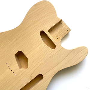 Cuerpo de guitarra personalizado DIY en blanco, de aliso macizo sin acabar, estilo TL para luthier - Product Image 3
