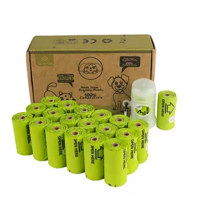 Wholesale Manufacturer Custom Biodegradable Pet Waste Bag Compostable Dog Poop Bag