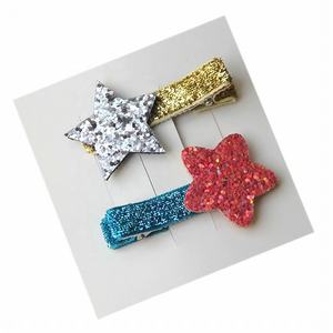 Accesorios para el Cabello para Niñas, Pinzas para el Cabello con Forma de Estrella y Corazón Brillantes, Pinza para el Cabello con Forma de Ardilla, Moda para Fiestas, 2 Piezas/Juego - Product Image 4