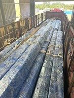 Tubo Redondo de Acero Laminado en Frío de Gran Diámetro A36, Tubería de Acero al Carbono con Acabado Negro para Construcción