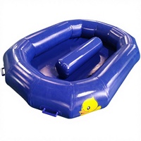 Piscine gonflable portable et pliable en PVC antidérapant pour jeux de pêche pour enfants, idéale pour les fêtes de carnaval commerciales en extérieur, capacité >500L