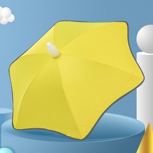 Parapluies pour enfants, parapluies colorés à bas prix, parapluies de sécurité à bords arrondis, bande réfléchissante, vente en gros - Product Image 3