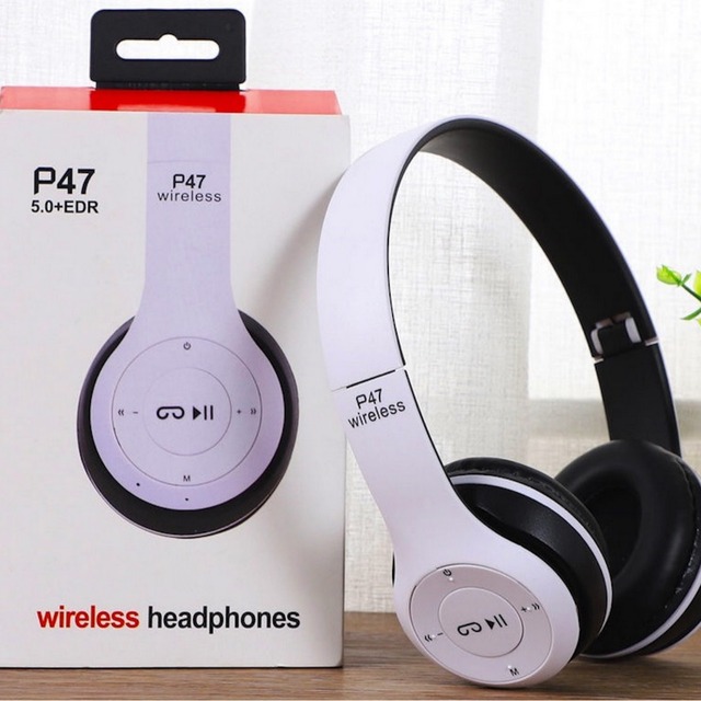 Wholesale P47 Over-ear for 5.0 Headphones Foldable Heavy Bass ANC Gift Wireless Sports Headset