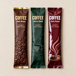 Sacchetti Personalizzati con Logo <span class=keywords><strong>per</strong></span> Tè, Proteine in Polvere e Caffè Istantaneo, Confezioni in Plastica a Tre Lati - Product Image 2