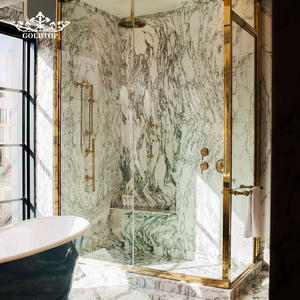 Dalles de marbre Arabescato GOLDTOP pour le projet hôtelier de luxe Fouquets New York, plans de toilette et carreaux muraux - Product Image 2